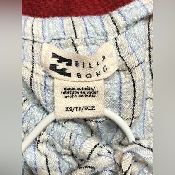 Billabongs ‘Feeling Blue’ Mini slip plaid dress - Picture 3 of 8